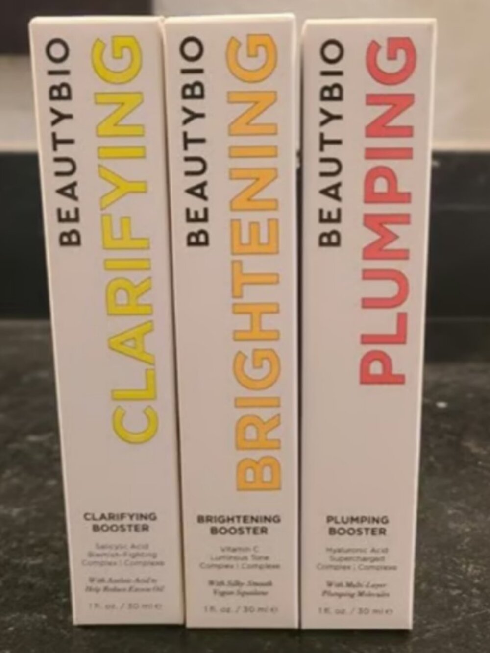 BeautyBio Booster Trio (Clarifying, Plumping & Brightening) *NIB*